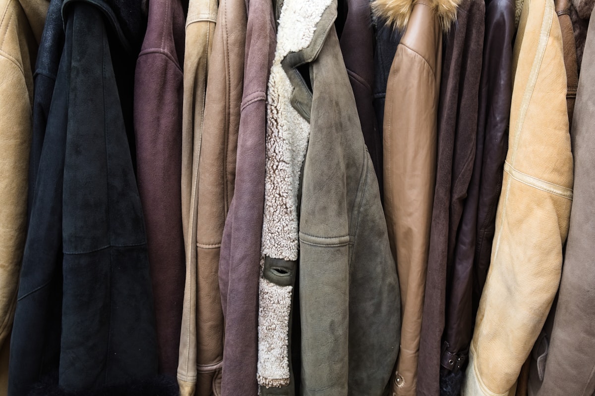 Vintage denim stack